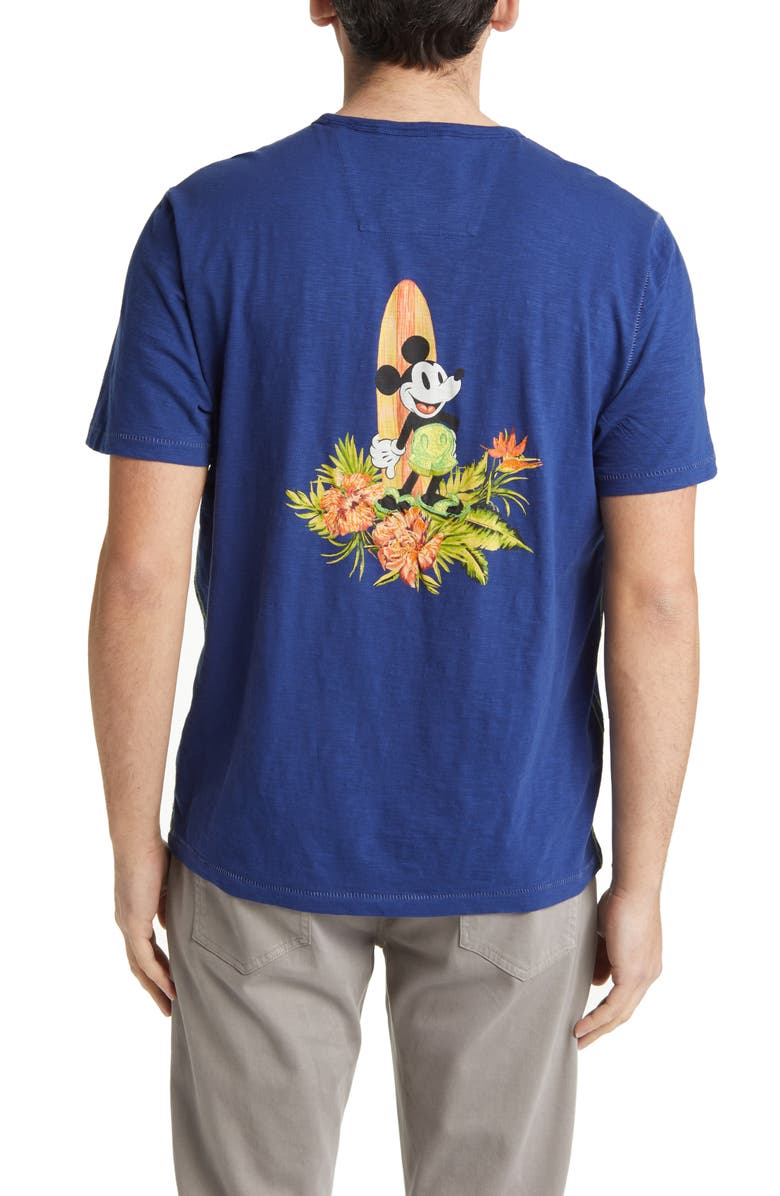 Tommy Bahama Happiest Surf On Earth Organic Cotton Graphic Tee, Alternate, color, Kingdom Blue