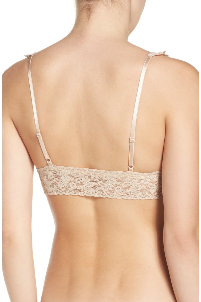 Stretch Cotton Bralette, Alternate, color, CHAI