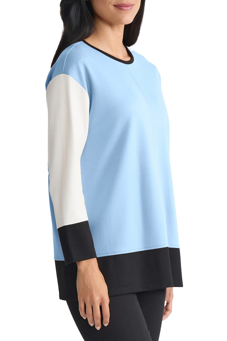 Colorblock Tunic, Alternate, color, CHINTZ BLUE MULTI