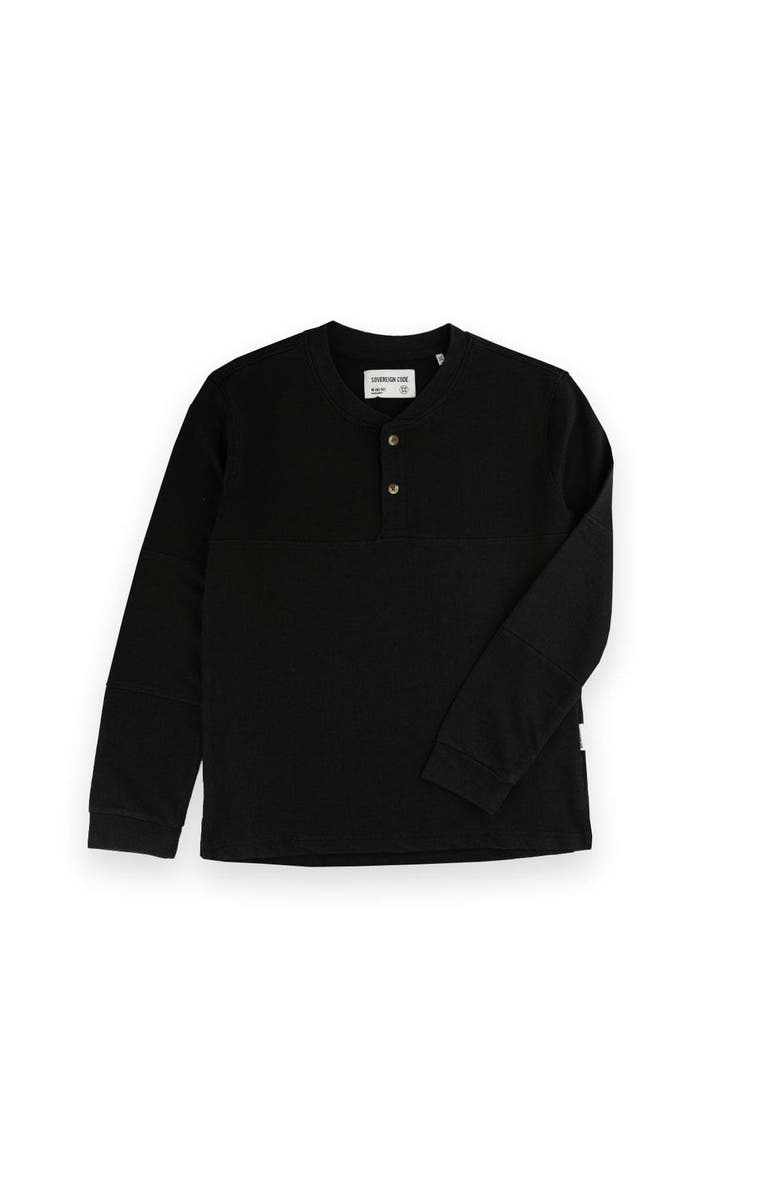 Sovereign Code Constant Knit Henley, Main, color, Black