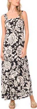 Vince Camuto Floral Tiered Maxi Dress