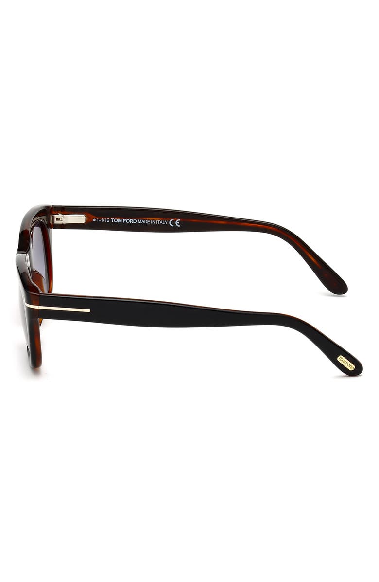 TOM FORD 52mm Gradient Rectangular Sunglasses, Alternate, color, 