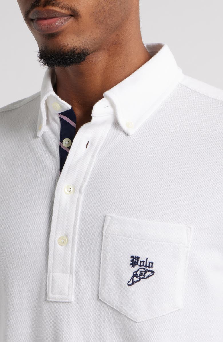 Polo Ralph Lauren Long Sleeve Cotton Oxford Polo, Alternate, color, 