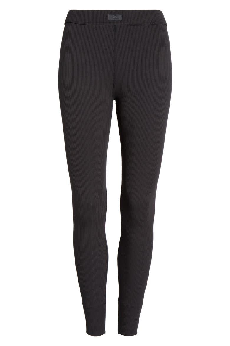 Paloma II Rib High Waist Lounge Leggings, Alternate, color, INK