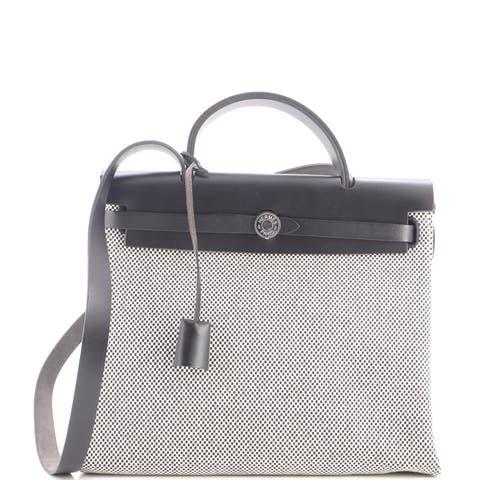 Herbag Zip Criss Viking Toile and Leather 31