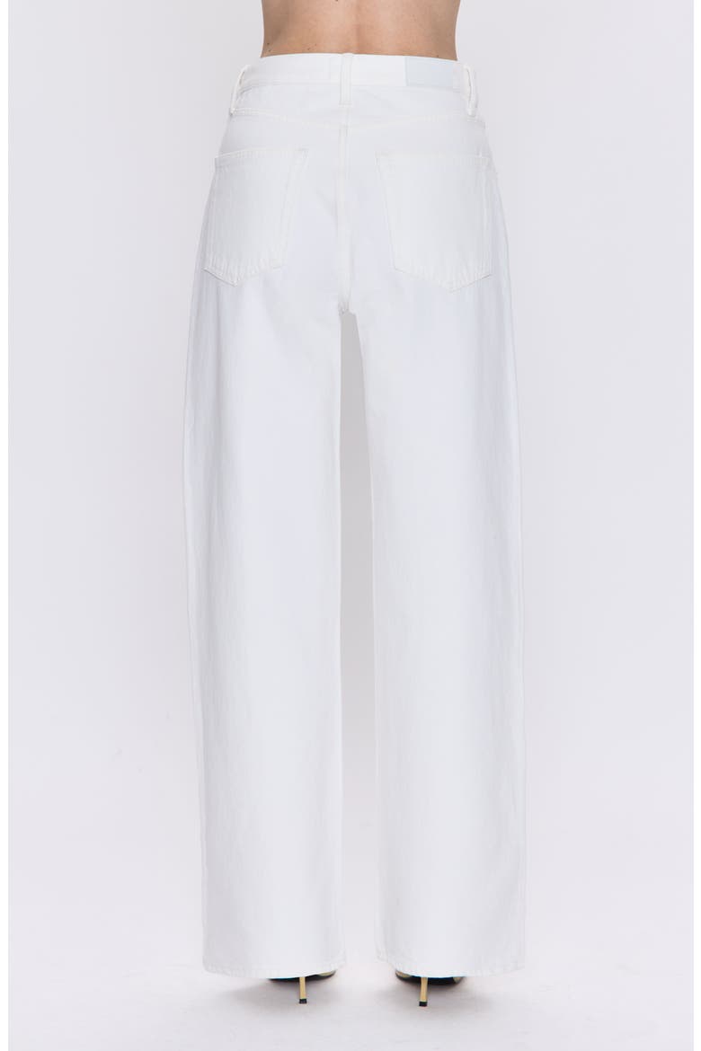 Tate High Waist Wide Leg Jeans, Alternate, color, PAPER WHITE