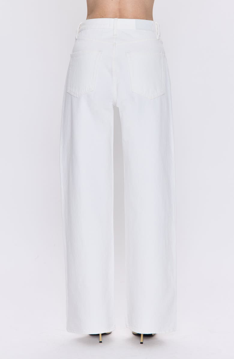 Pistola Tate High Waist Wide Leg Jeans, Alternate, color, Paper White