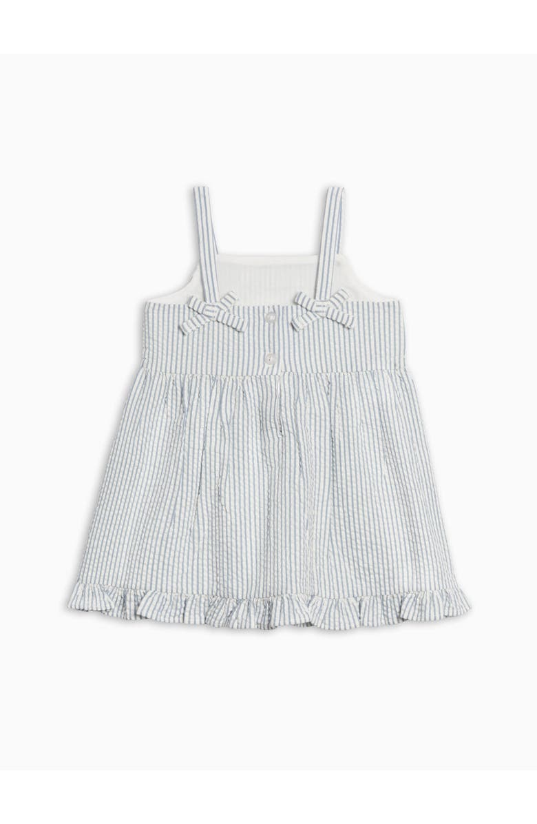 KENDI by Colored Organics Organic Juliette Seersucker Tank Dress, Alternate, color, Shore Stripe/Sea