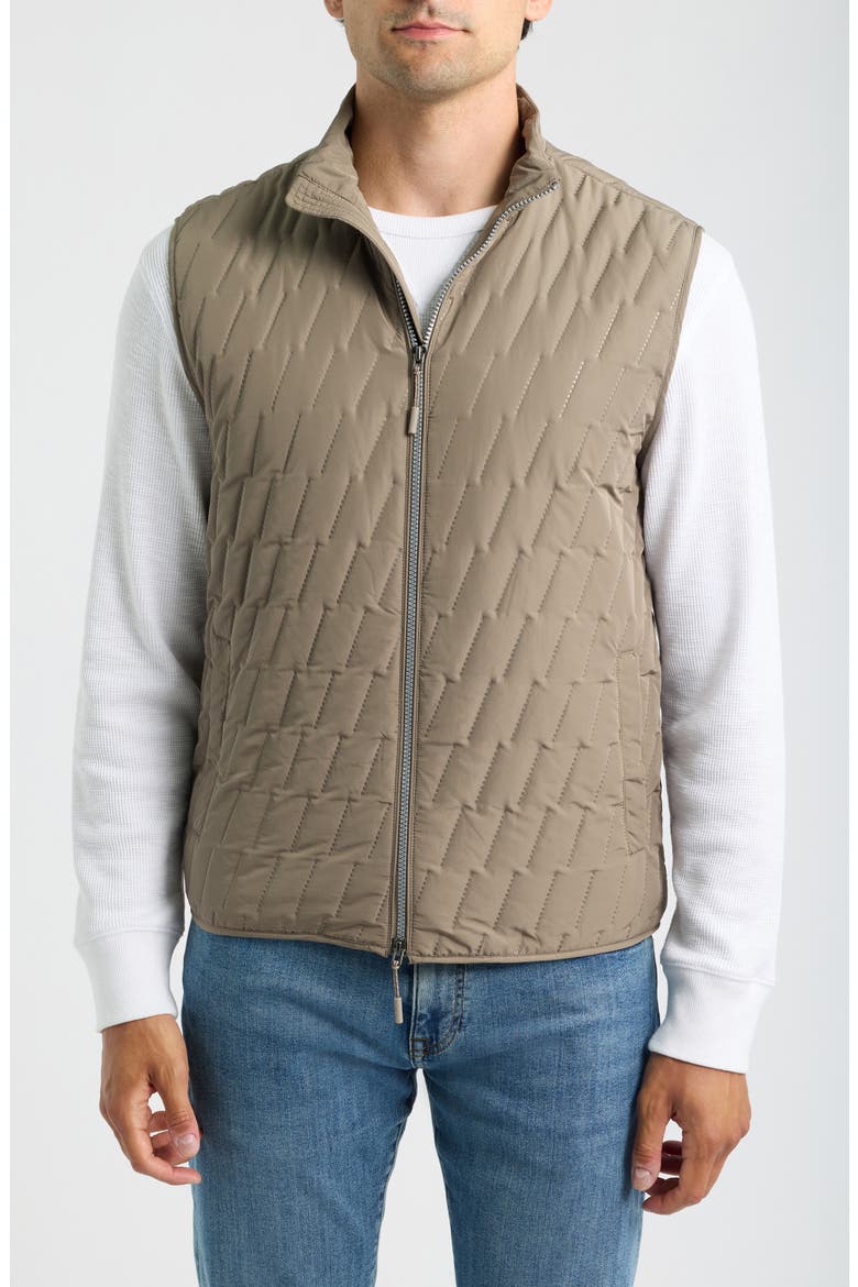 Belfry Quilted Vest, Alternate, color, KHAKI