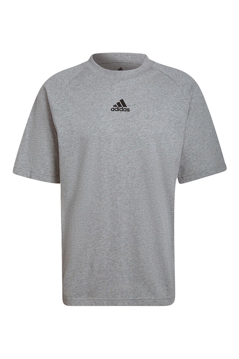 Crew Neck T-Shirt, Alternate, color, MEDIUM GREY HEATHER
