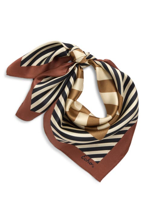 Striped Silk Bandana
