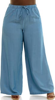 Nina Leonard Full Wide Leg Pants