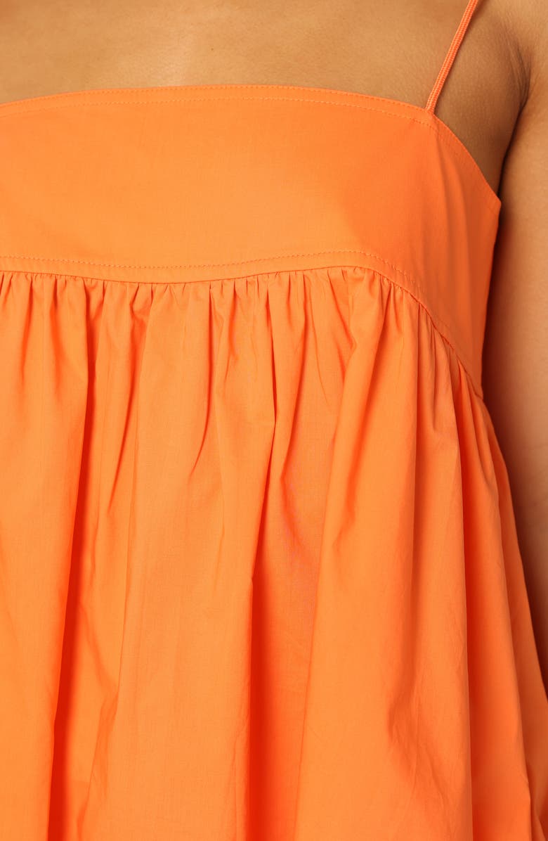 Petal & Pup Serina Cotton Poplin Shift Dress, Alternate, color, Orange