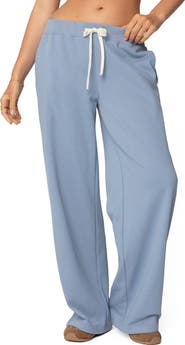 EDIKTED Straight Leg French Terry Sweatpants