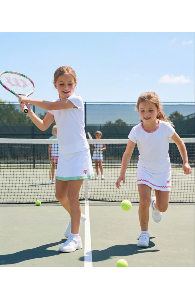 Love All Tennis Love All Littles Millie Top, Alternate, color, Green