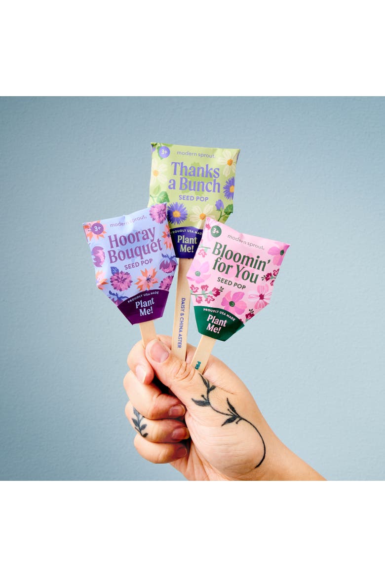Seed Pops 3 pack, Alternate, color, Flower