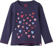 Hatley Kids' Falling Hearts Embroidered T-Shirt