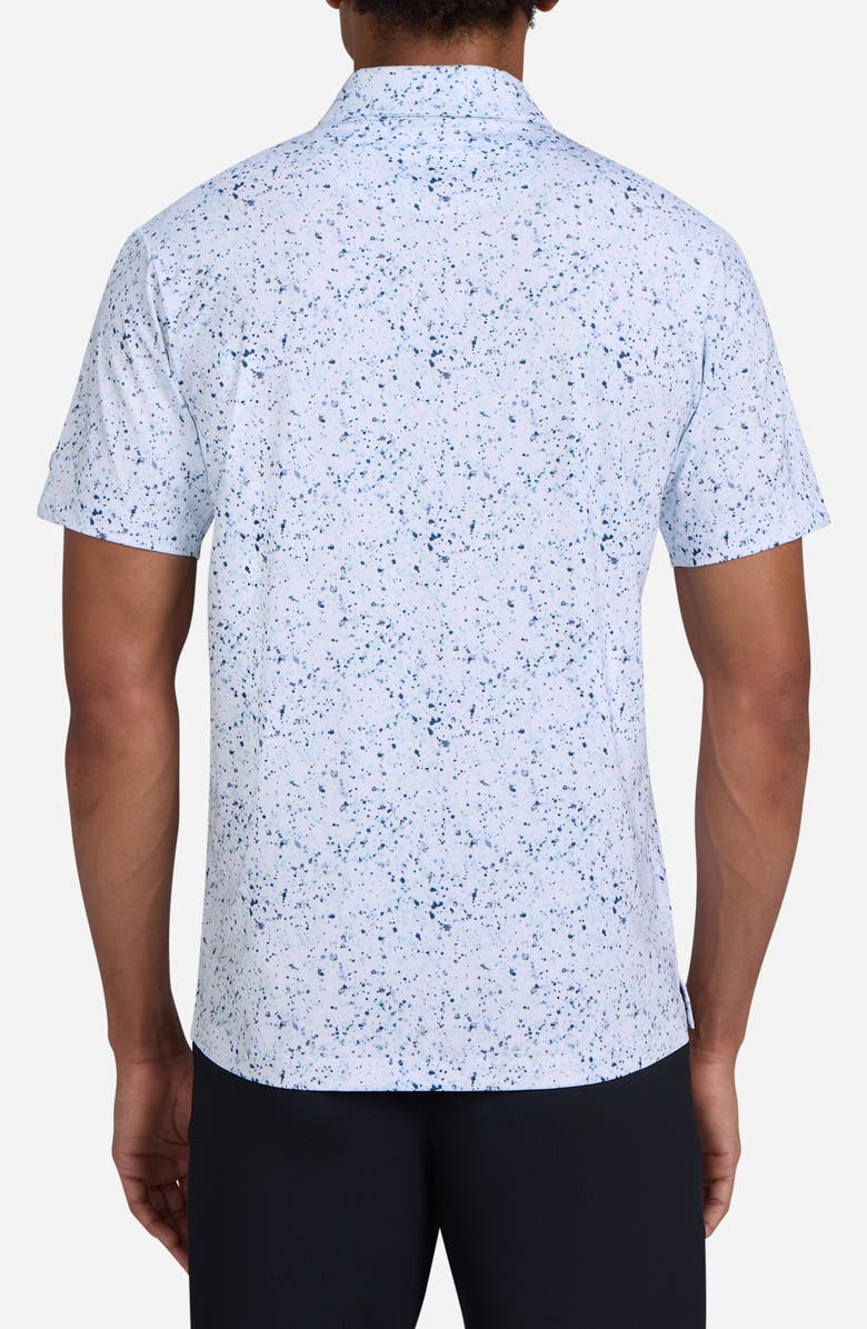 Bad Birdie Core Spatter Print Performance Golf Polo, Alternate, color, Paint Splatter  Navy