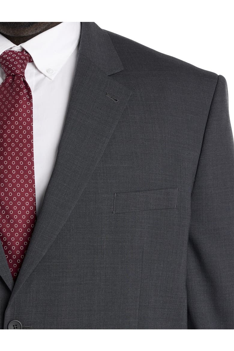 Big & Tall Perfect Fit Jacket-Relaxer Suit Jacket, Alternate, color, CHARCOAL