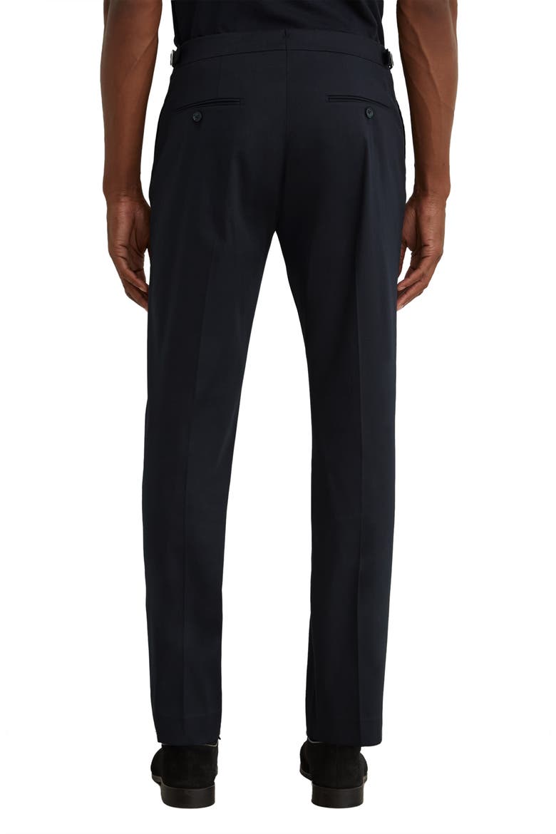 Float Slim Fit Cotton Blend Trousers, Alternate, color, NAVY