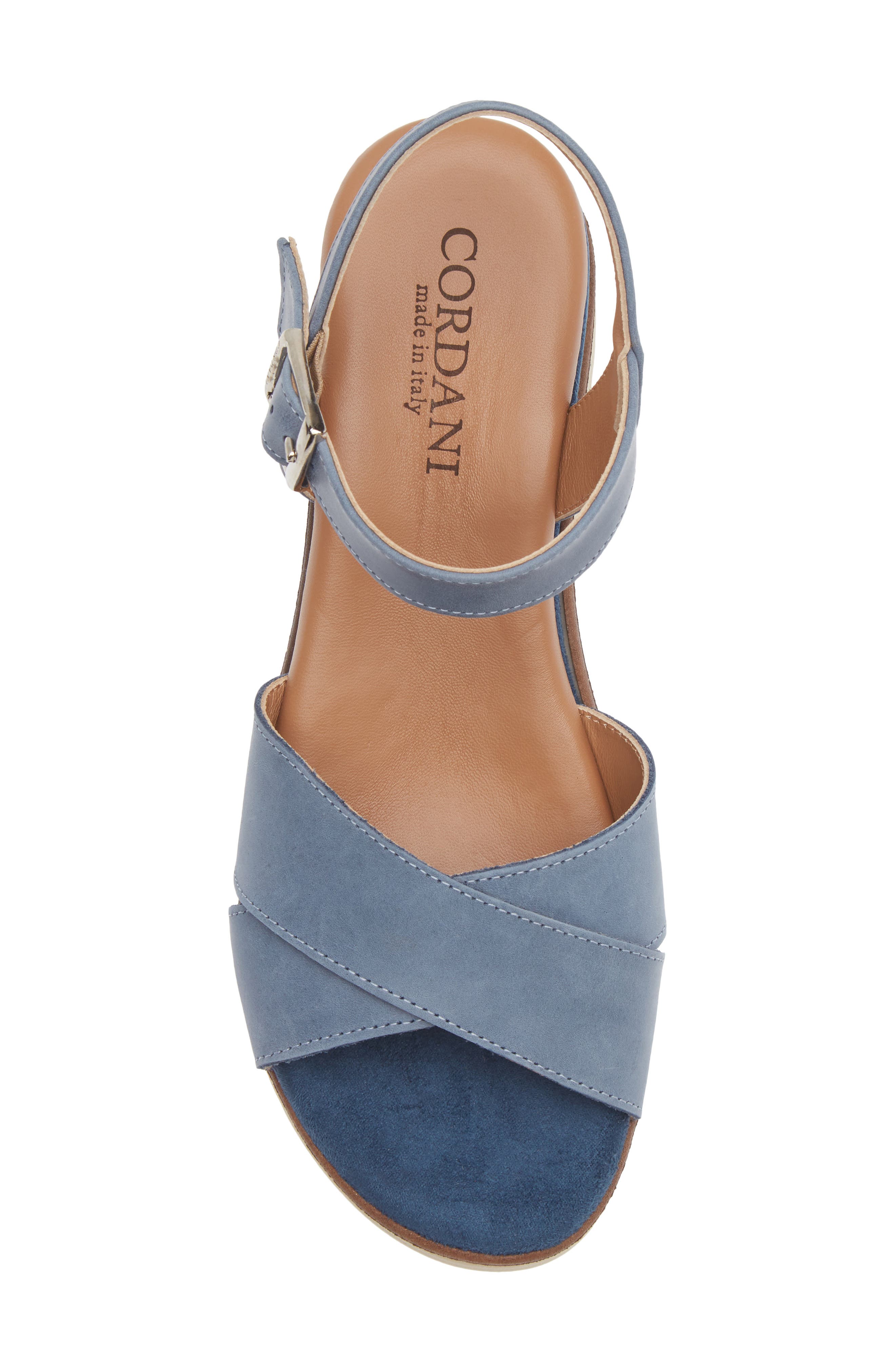 Arius Sandal, Alternate, color, BLUE LEATHER