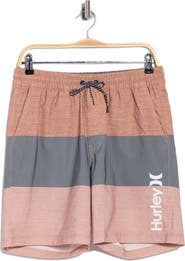 Hurley Colorblocked Volley Swim Trunks