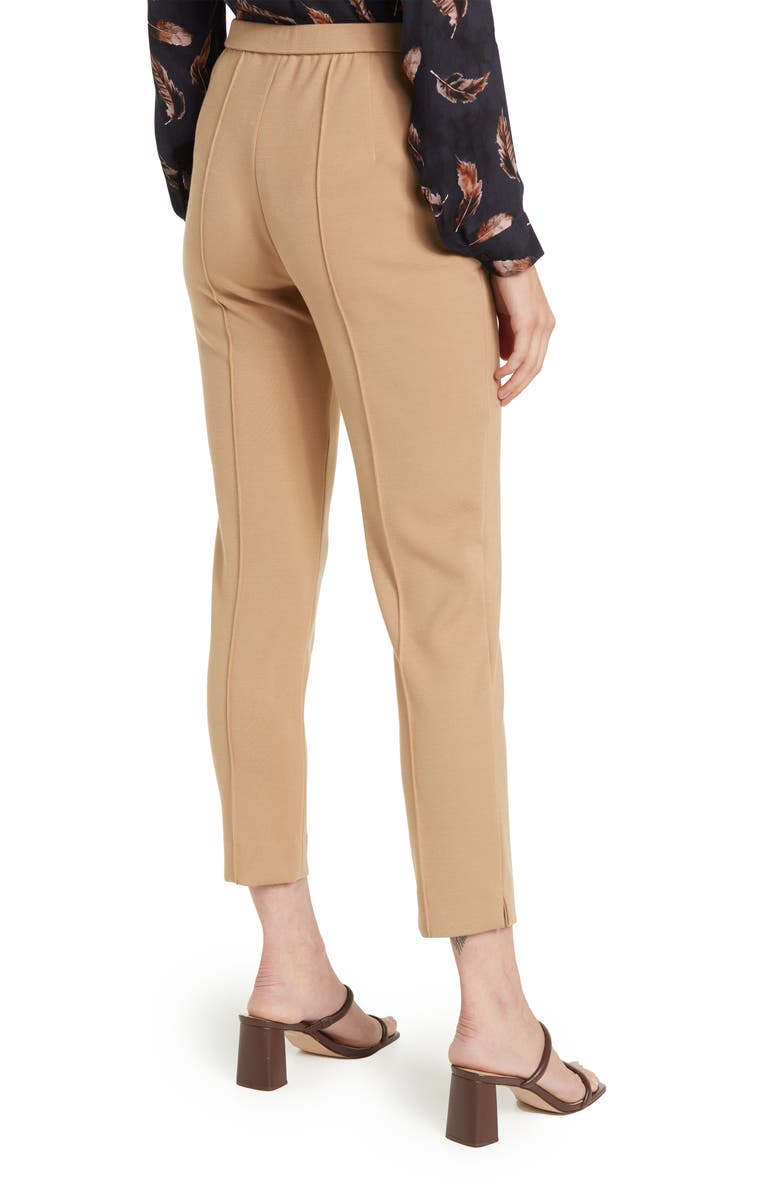 Theory Pleated Waist Pants, Alternate, color, Camel