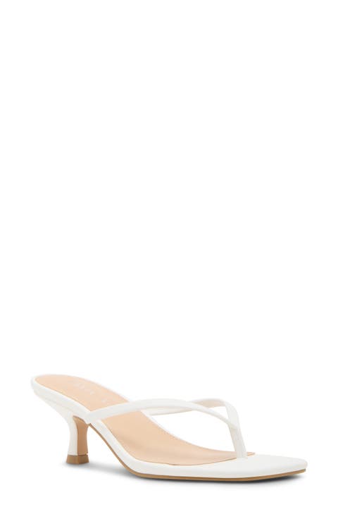 <p>Charlenne Kitten Heel Thong Sandal (Women)</p>