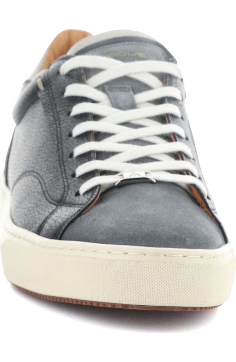 Ambitious 12403 Low Top Sneaker, Alternate, color, Grey/ Black Leather