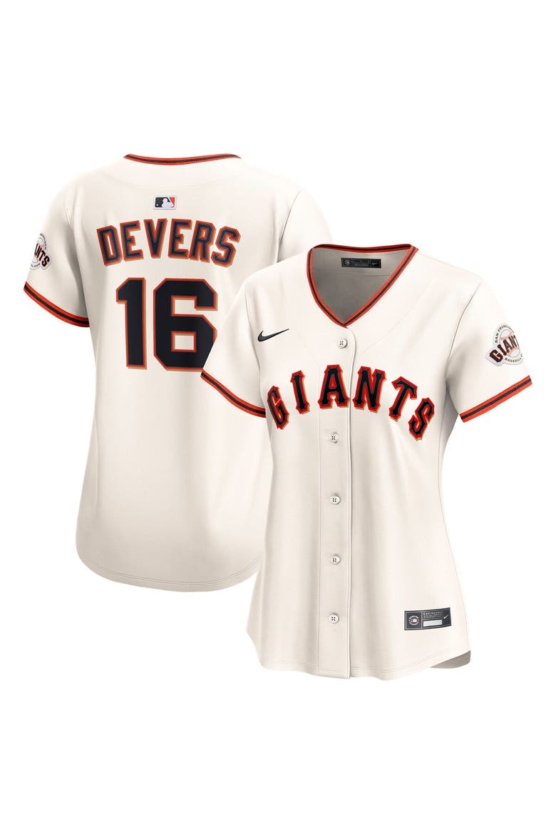 Women's Nike Rafael Devers Cream San Francisco Giants Home Limited Player Jersey, Main, color, Cream