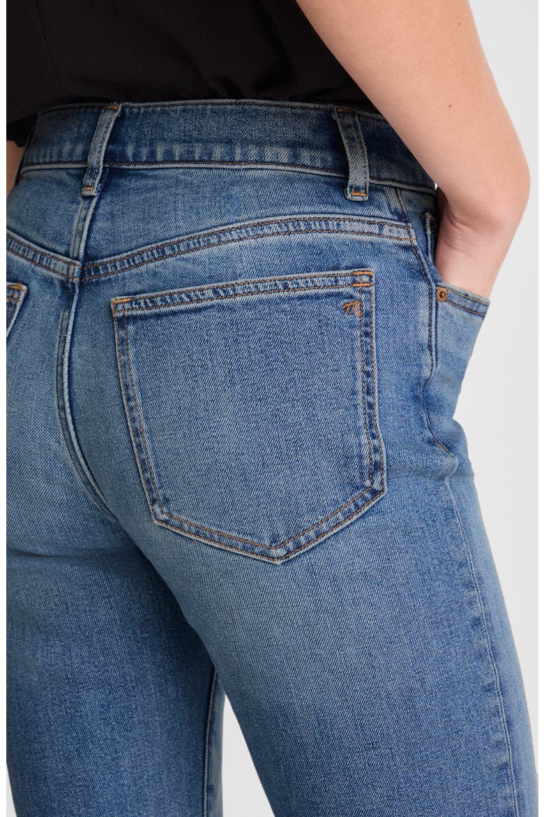 The Jules Slim Straight Leg Jeans, Alternate, color, CONCHO WASH