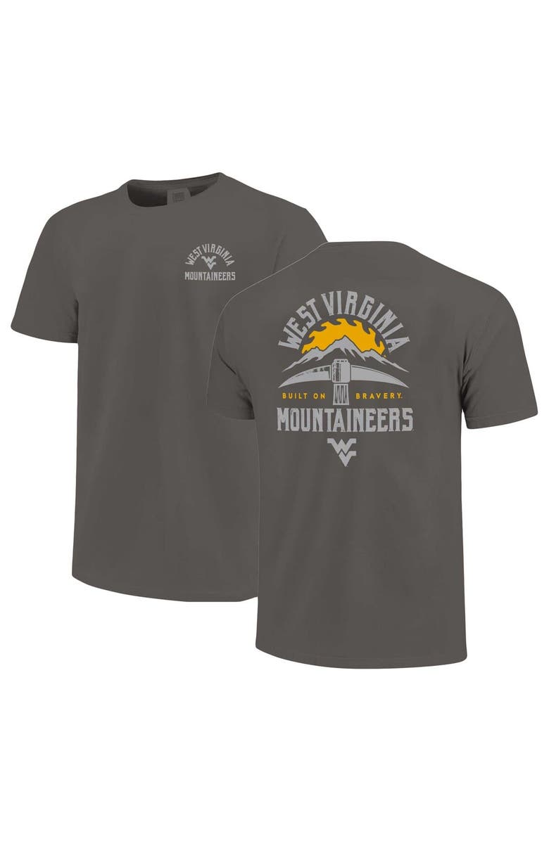 IMAGE ONE Men's Image One  Gray West Virginia Mountaineers Built On Bravery T-Shirt, Alternate, color, Gray