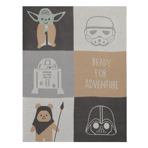 Lambs & Ivy Star Wars The Force Knit Baby Blanket In Multi