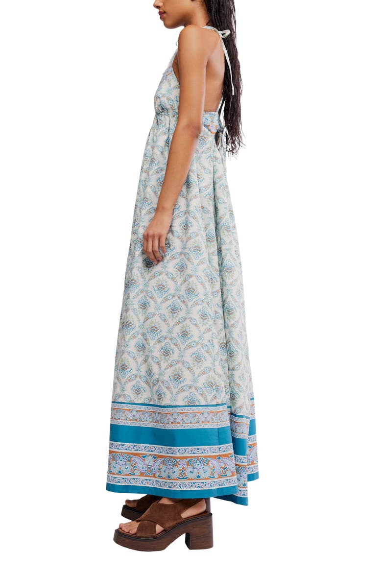 Sorrento Stroll Print Maxi Dress, Alternate, color, IVORY COMBO