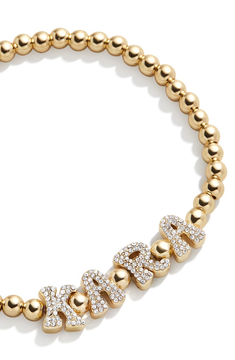 BaubleBar Pisa Custom Retro Stretch Bracelet, Alternate, color, Gold