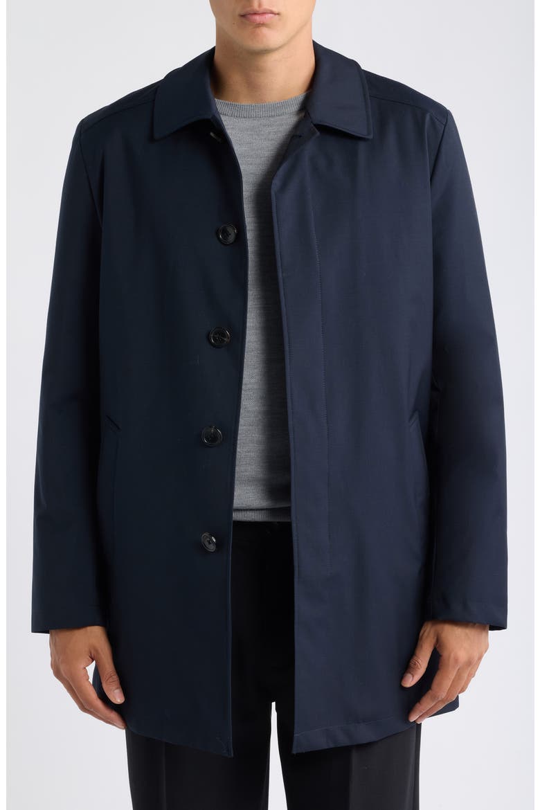 Samson Wool Car Coat with Removable Liner, Alternate, color, NAVY