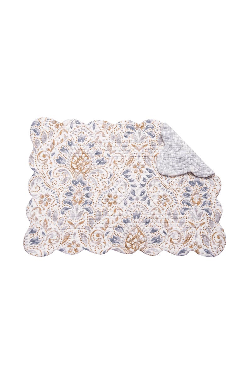 C&F Home Selma Placemats Set of 6, 13" x 19", Alternate, color, Yellow