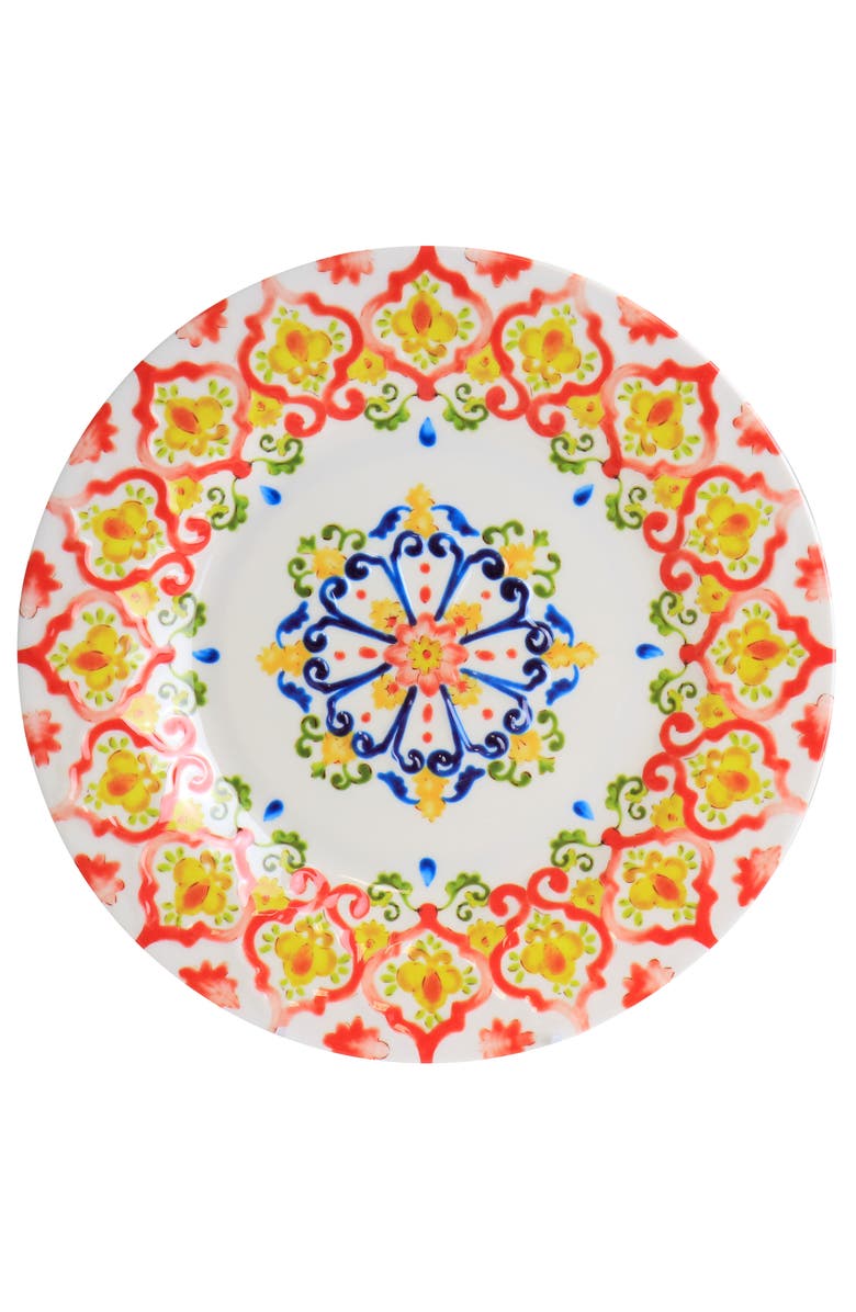 Laurie Gates California Designs Tamayo 12 piece Melamine Dinnerware Set, Alternate, color, Multi-Color