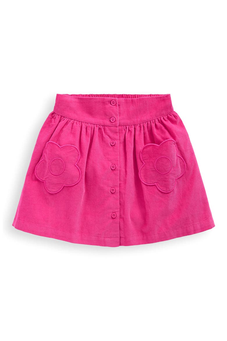 Kids' Corduroy Flower Pocket Skirt, Main, color, RASPBERRY PINK