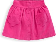 Mini Boden Kids' Corduroy Flower Pocket Skirt