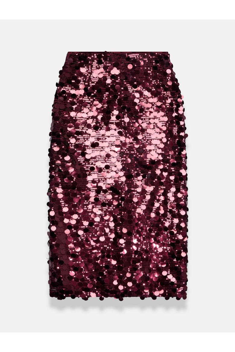 Pienza Sequin Skirt, Alternate, color, Purple