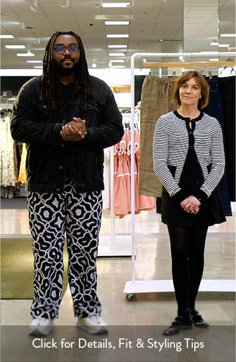 Textured Stripe Button Cardigan, sales video thumbnail