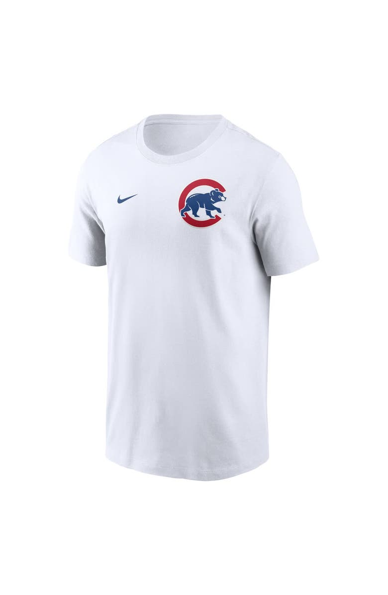 Nike Men's Nike White Chicago Cubs 2-Hit T-Shirt, Alternate, color, White