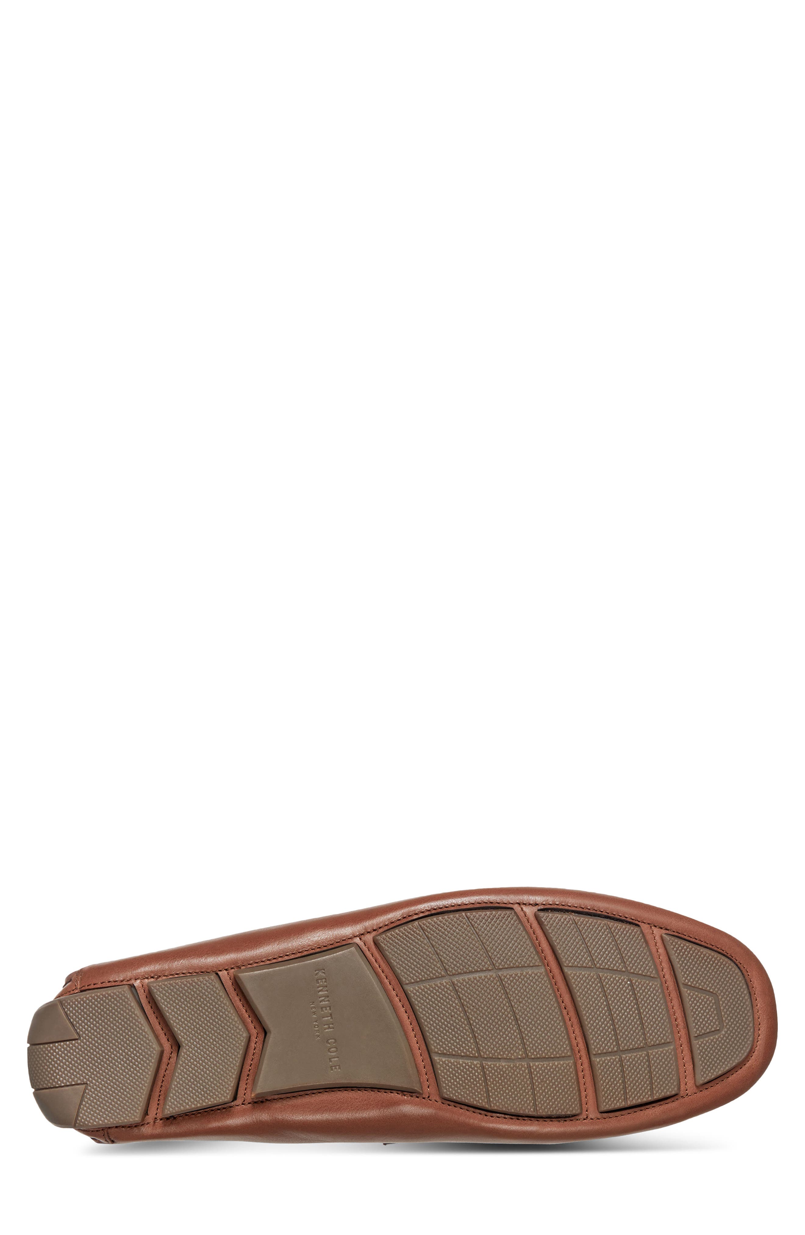 Kenneth Cole New York Theo Moc Toe Driving Loafer, Alternate, color, Cognac/ Charcoal/ Silver