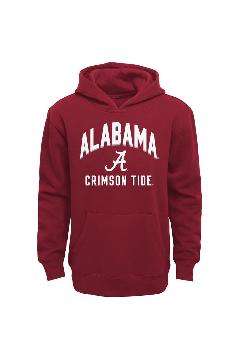 Infant Crimson/Gray Alabama Crimson Tide Play-By-Play Pullover Fleece Hoodie & Pants Set, Alternate, color, Crimson