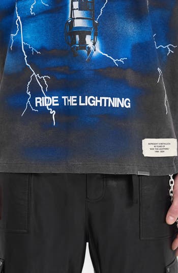 Metallica Ride the Lightning Cotton & Hemp Graphic T-Shirt
