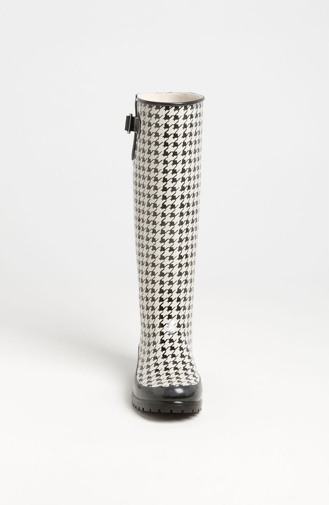 Sperry Top-Sider® 'Pelican Too' Rain Boot, Alternate, color, BLACK WHITE HOUNDSTOOTH