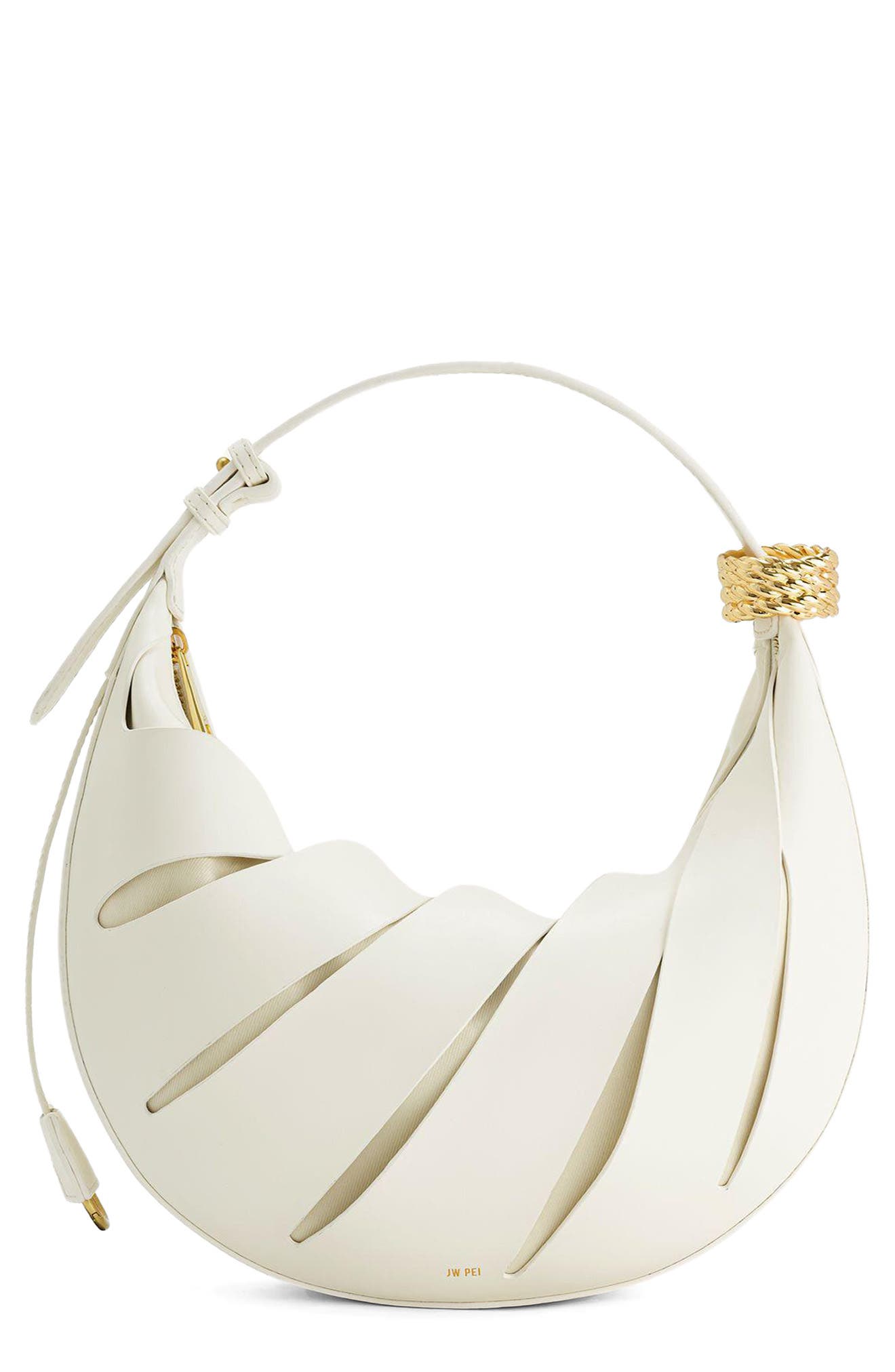 JW PEI Jana Hollow Out Faux Leather Shoulder Bag, Main, color, 