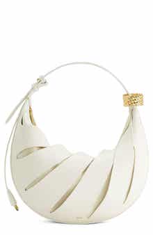 Jana Hollow Out Faux Leather Shoulder Bag