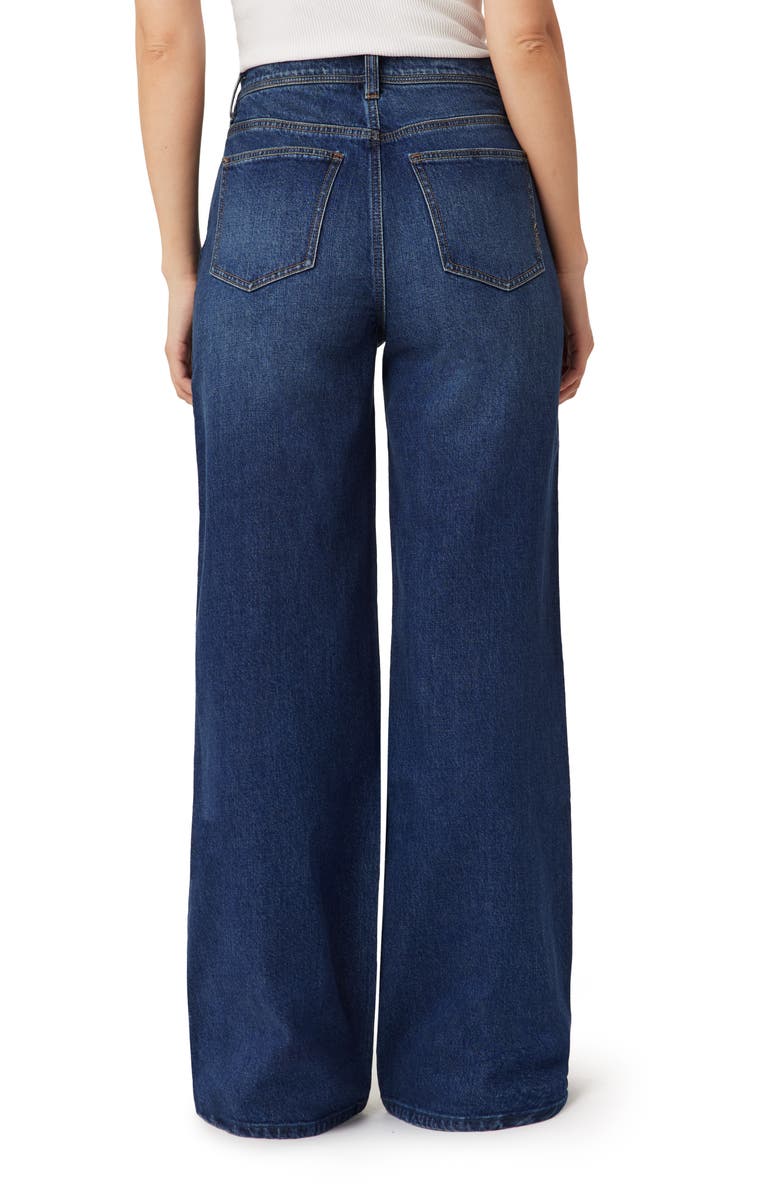 Scotch & Soda The Wave High Waist Wide Leg Jeans, Alternate, color, Tribeca